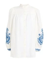 Weekend Max Mara Woman Shirt White Size 4 Linen, Viscose In White