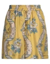 Weekend Max Mara Woman Shorts & Bermuda Shorts Marigold Size 8 Silk