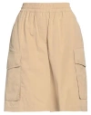 Weekend Max Mara Woman Shorts & Bermuda Shorts Sand Size 6 Cotton In Beige