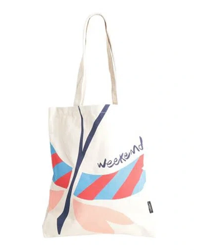 Weekend Max Mara Woman Shoulder Bag Off White Size - Cotton, Viscose, Lyocell