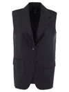 Weekend Max Mara 'donna' Sleeveless Vest With Pockets