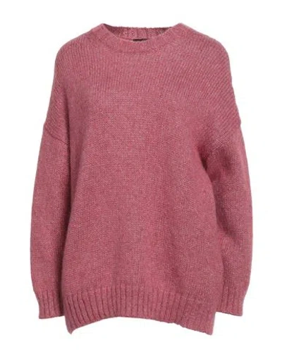 Weekend Max Mara Woman Sweater Antique Rose Size M Metallic Fiber, Polyamide, Mohair Wool, Wool In Pink