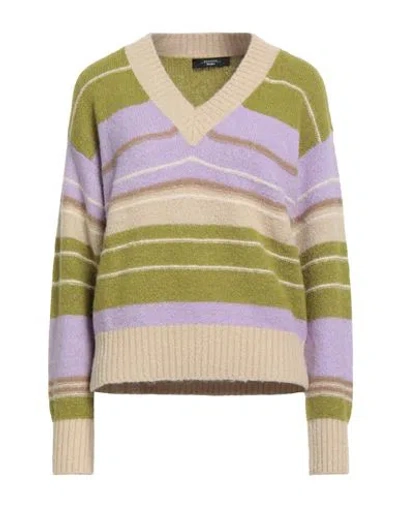 Weekend Max Mara Woman Sweater Beige Size L Alpaca Wool, Polyamide, Cotton, Modal, Elastane In Brown