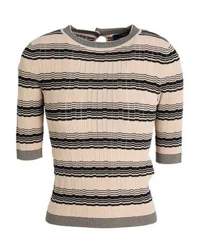 Weekend Max Mara Woman Sweater Beige Size Xxl Viscose, Polyester In Neutral