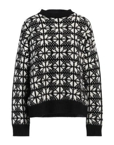 Weekend Max Mara Woman Sweater Black Size L Virgin Wool