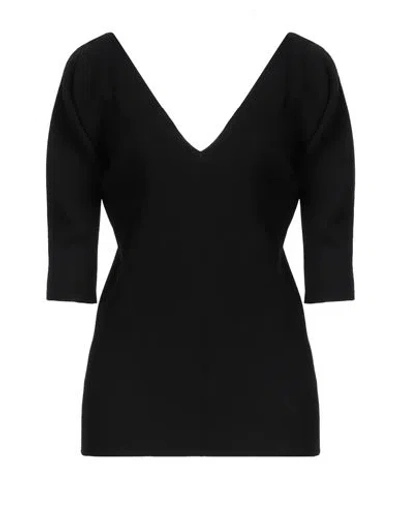 Weekend Max Mara Woman Sweater Black Size Xxl Viscose, Polyester