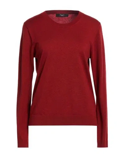 Weekend Max Mara Woman Sweater Brick Size L Silk, Wool, Polyamide, Elastane In Brown