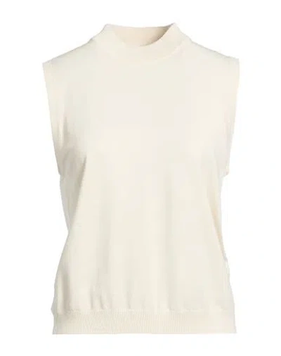 Weekend Max Mara Woman Sweater Cream Size L Viscose, Polyester In White