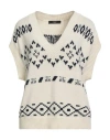 Weekend Max Mara Woman Sweater Cream Size M Cotton, Acrylic In White