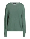 Weekend Max Mara Woman Sweater Dark Green Size Xl Linen
