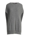 Weekend Max Mara Solid Color Knit Top In Gray