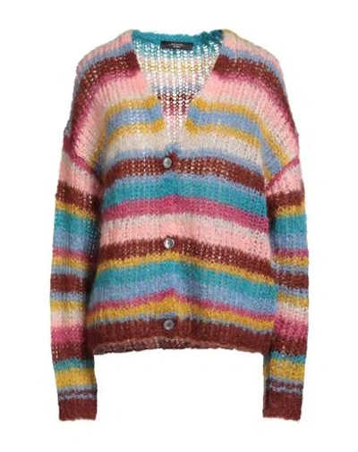 Weekend Max Mara Woman Sweater Light Blue Size M Mohair Wool, Polyamide, Wool In Multi