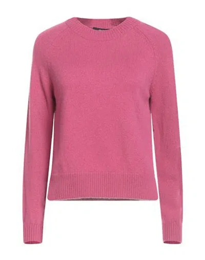 Weekend Max Mara Woman Sweater Magenta Size Xl Cashmere In Pink