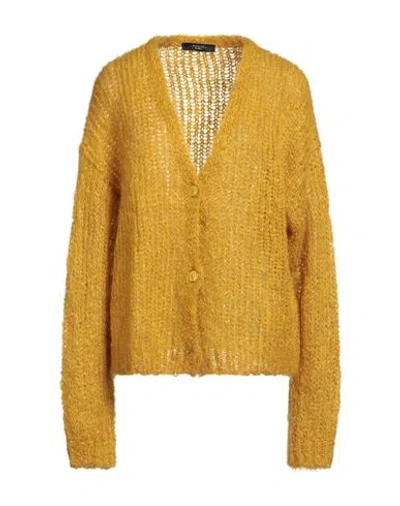Weekend Max Mara Woman Sweater Marigold Size M Mohair Wool, Polyamide, Wool In Yellow