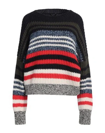 Weekend Max Mara Woman Sweater Midnight Blue Size L Virgin Wool In Black