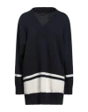 Weekend Max Mara Woman Sweater Midnight Blue Size Xl Virgin Wool