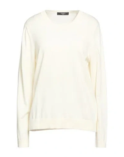 Weekend Max Mara Woman Sweater Off White Size Xl Silk, Wool, Polyamide, Elastane