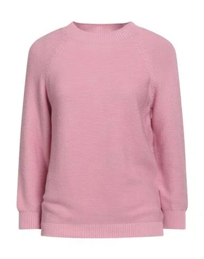 Weekend Max Mara Woman Sweater Pink Size Xl Cotton In Purple