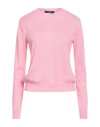 Weekend Max Mara Woman Sweater Pink Size Xxl Wool, Cashmere In Pink