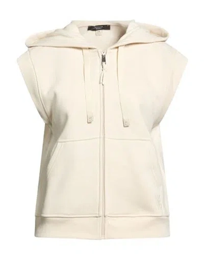 Weekend Max Mara Woman Sweatshirt Cream Size Xl Cotton, Polyester In Neutral