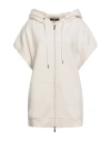 Weekend Max Mara Woman Sweatshirt Cream Size Xl Cotton In Neutral