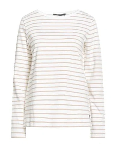 Weekend Max Mara Woman T-shirt Beige Size Xxl Cotton In White
