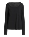 Weekend Max Mara Woman T-shirt Black Size Xxl Viscose, Elastane