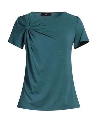 Weekend Max Mara Woman T-shirt Deep Jade Size S Lyocell, Cotton, Elastane In Green
