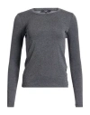Weekend Max Mara Long-sleeved Crew Neck Pullover In Gray