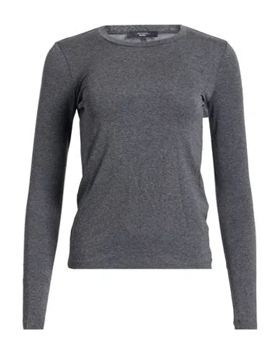 Weekend Max Mara Woman T-shirt Grey Size M Viscose, Elastane In Gray