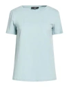 Weekend Max Mara Woman T-shirt Light Blue Size Xxl Cotton, Elastane In Blue