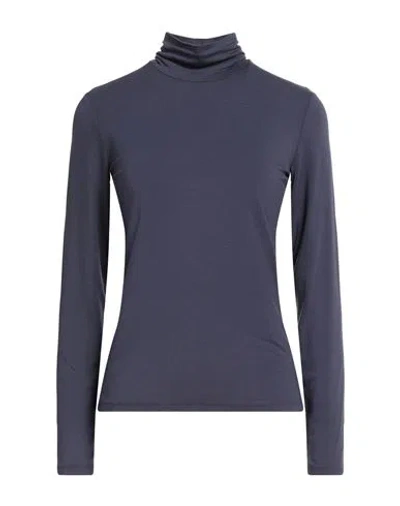 Weekend Max Mara Woman T-shirt Navy Size L Viscose, Elastane