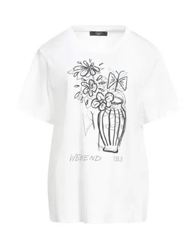 Weekend Max Mara Woman T-shirt Off White Size Xxl Cotton