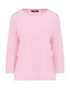 Weekend Max Mara Woman T-shirt Pink Size Xxl Cotton, Elastane