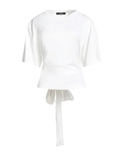 Weekend Max Mara Woman T-shirt White Size Xl Cotton