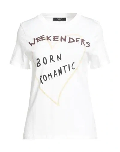 Weekend Max Mara Woman T-shirt White Size Xl Cotton