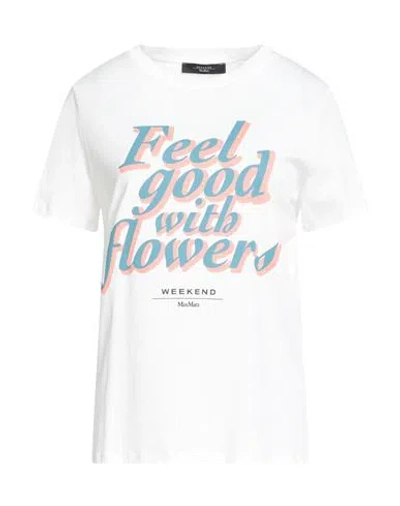 Weekend Max Mara Woman T-shirt White Size Xl Cotton