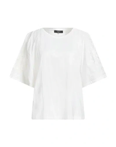 Weekend Max Mara Woman T-shirt White Size Xxl Cotton