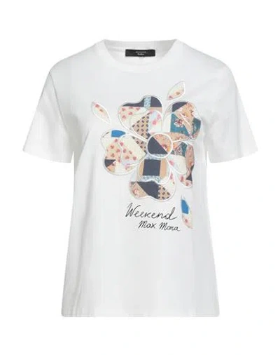 Weekend Max Mara Woman T-shirt White Size Xxl Cotton