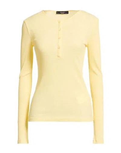 Weekend Max Mara Woman T-shirt Yellow Size Xl Cotton