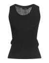 Weekend Max Mara Woman Tank Top Black Size Xs Viscose, Polyamide