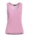 Weekend Max Mara Woman Tank Top Lilac Size Xl Viscose, Polyamide In Purple