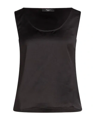 Weekend Max Mara Woman Top Black Size L Polyester
