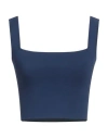 Weekend Max Mara Tresa Tank Top In Blue Viscose In Blue