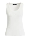 Weekend Max Mara Ceylon Variegated Rib Sweater Tank In White