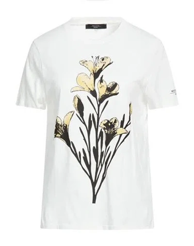 Weekend Max Mara Woman T-shirt White Size M Cotton