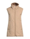 Weekend Max Mara Woman Vest Camel Size 4 Polyester In Neutral