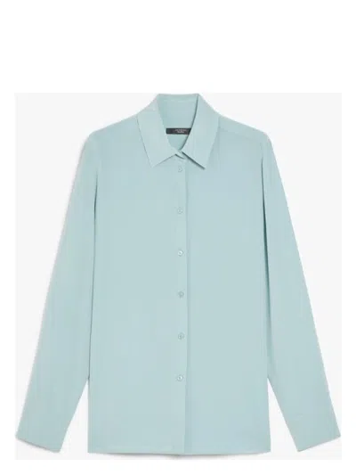 WEEKEND MAX MARA WOMEN'S ALMINA SHIRT GREEN | SIZE 50 | 2515111161600068