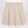 Weekend Max Mara Women's Bermuda Shorts In Cotton And Linen