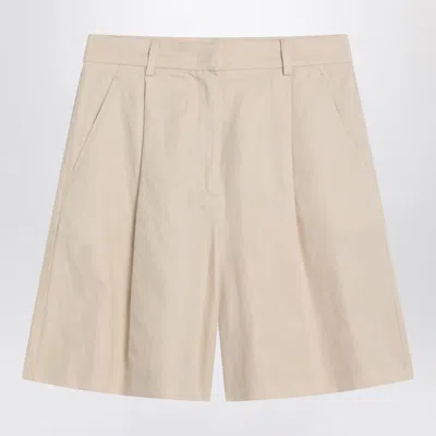 Weekend Max Mara Women's Bermuda Shorts In Cotton And Linen